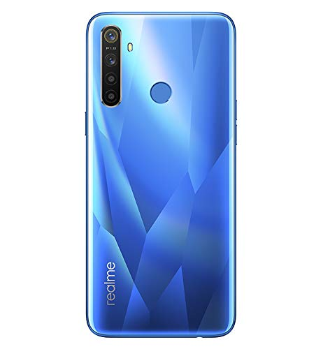 Móvil - realme 5, Azul, 128 GB, 4 GB RAM, 6.5" HD+, Snapdragon 665, 5000 mAh, Android