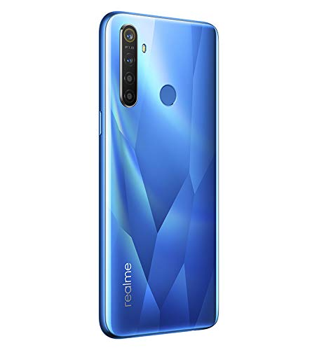 Móvil - realme 5, Azul, 128 GB, 4 GB RAM, 6.5" HD+, Snapdragon 665, 5000 mAh, Android