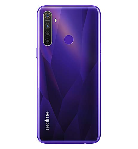 Móvil - realme 5, Violeta, 128 GB, 4 GB RAM, 6.5" HD+, Snapdragon 665, 5000 mAh, Android