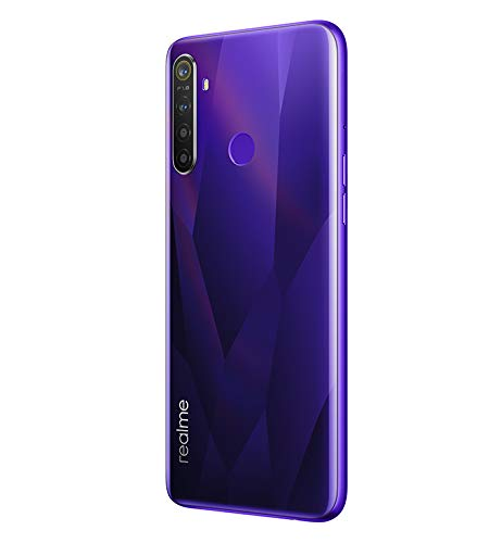 Móvil - realme 5, Violeta, 128 GB, 4 GB RAM, 6.5" HD+, Snapdragon 665, 5000 mAh, Android