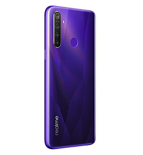 Móvil - realme 5, Violeta, 128 GB, 4 GB RAM, 6.5" HD+, Snapdragon 665, 5000 mAh, Android