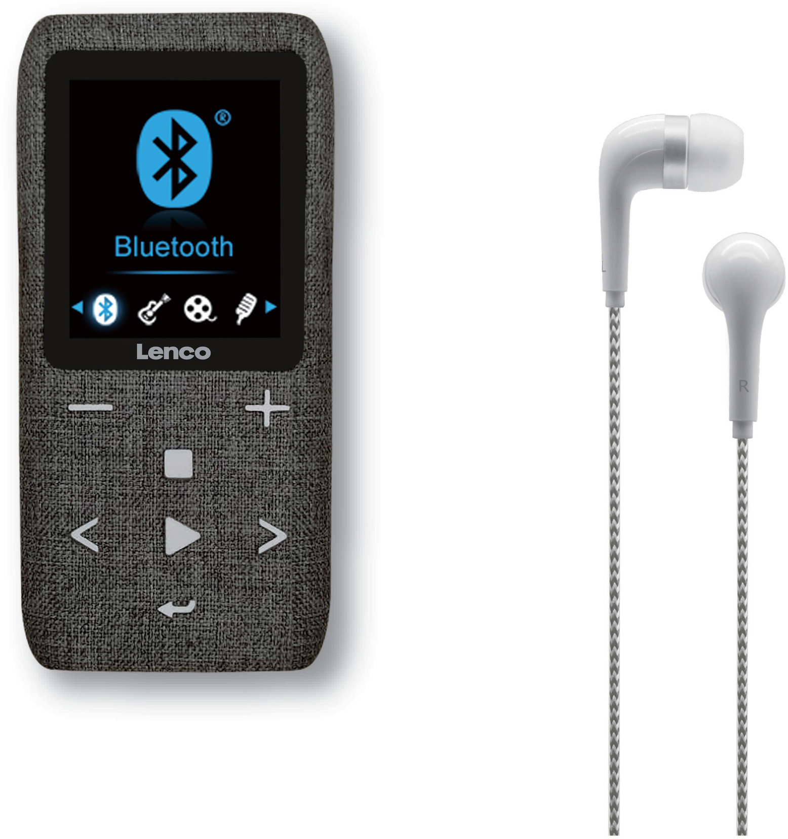Grau Xemio MP3 Player LENCO 861 8 GB,