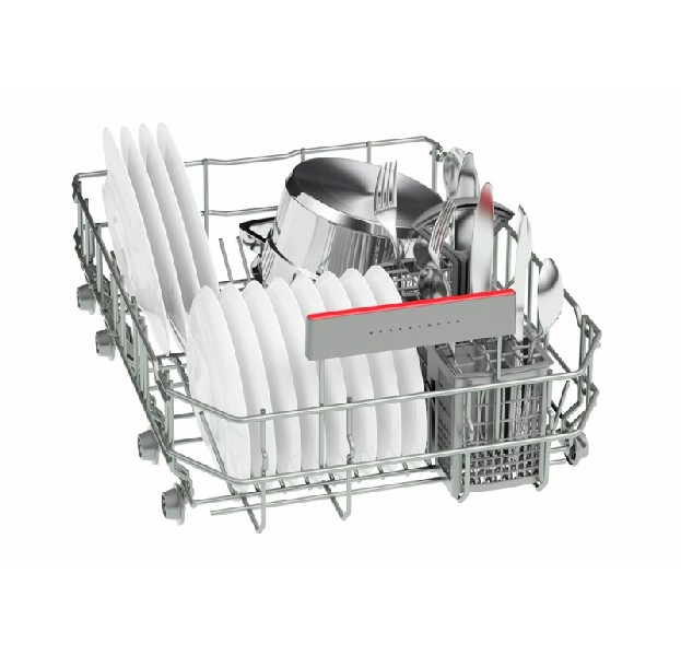 Lavavajillas - Bosch SPS46IW07E, 9 Servicios, 6 Programas, Motor EcoSilence, Programación diferida, A++,Blanco