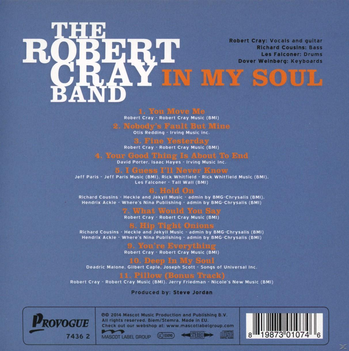A Robert Cray Band album borítója. A számlista olyan dalokat tartalmaz, mint a 'You Move Me'.