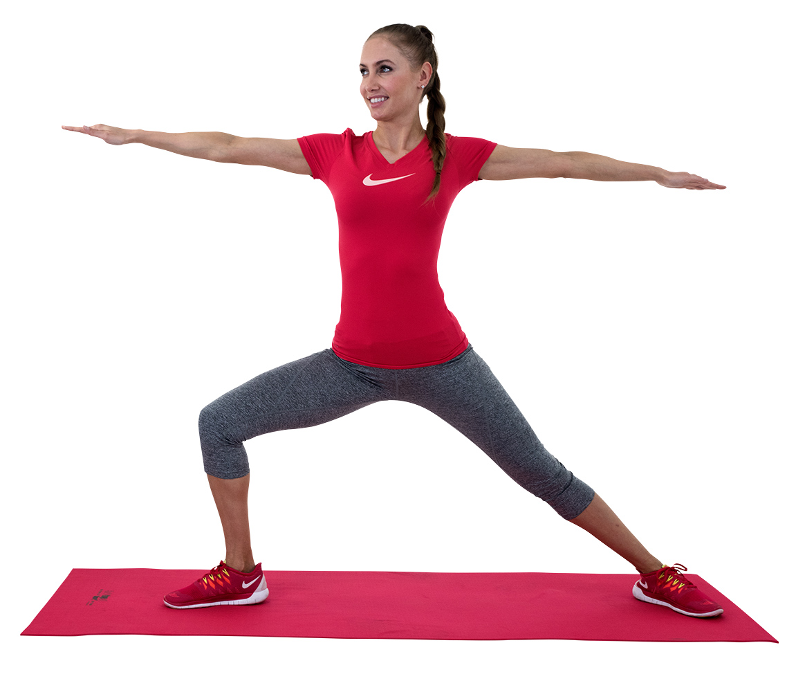 CHRISTOPEIT Sport Yoga Fitnessmatte, Rot
