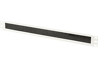 DIGITUS DN-97660 Kabelbürstenleiste mit einer Höheneinheit (1HE) für 19" Schränke Kabelbürstenleiste, Grau