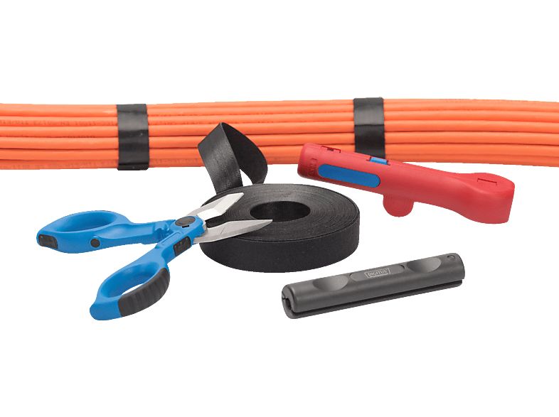 DIGITUS DN-CT-10M-20 Klettband 10m Rolle für strukturierte Verkabelung zuschneidbar in der gewünschten Länge; Klettband ----Klettband — Foto 2 von 3