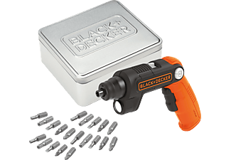 BLACK+DECKER BDCSFL20AT-QW 3,6V Akkumulátoros csavarhúzó 20 tartozékkal, fémdobozban