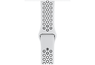 Apple Watch Correa Nike Sport, Fluoroelastómero, 44 mm, puro/negro | MediaMarkt