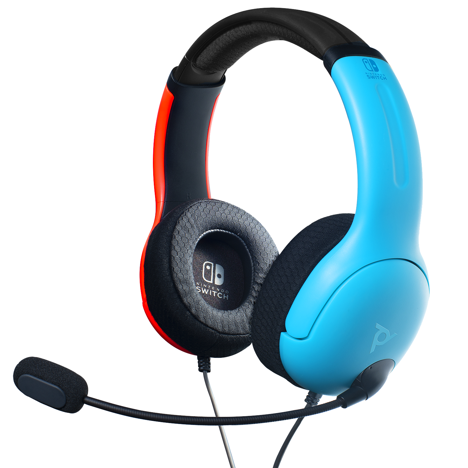 PDP LVL40 Bedrade Stereo Gaming Headset Nintendo Switch Blauw/Rood