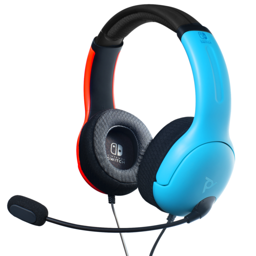 PDP LVL40 Wired Gaming Headset for Nintendo Switch Blue/Red