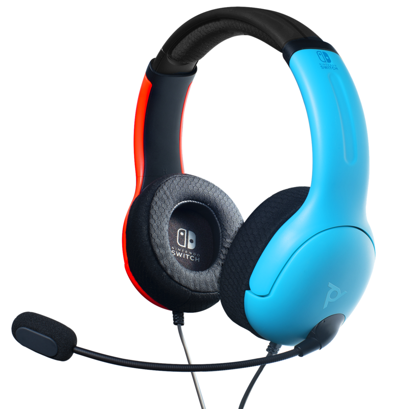 PDP LVL40 Wired Gaming Headset for Nintendo Switch Blue/Red