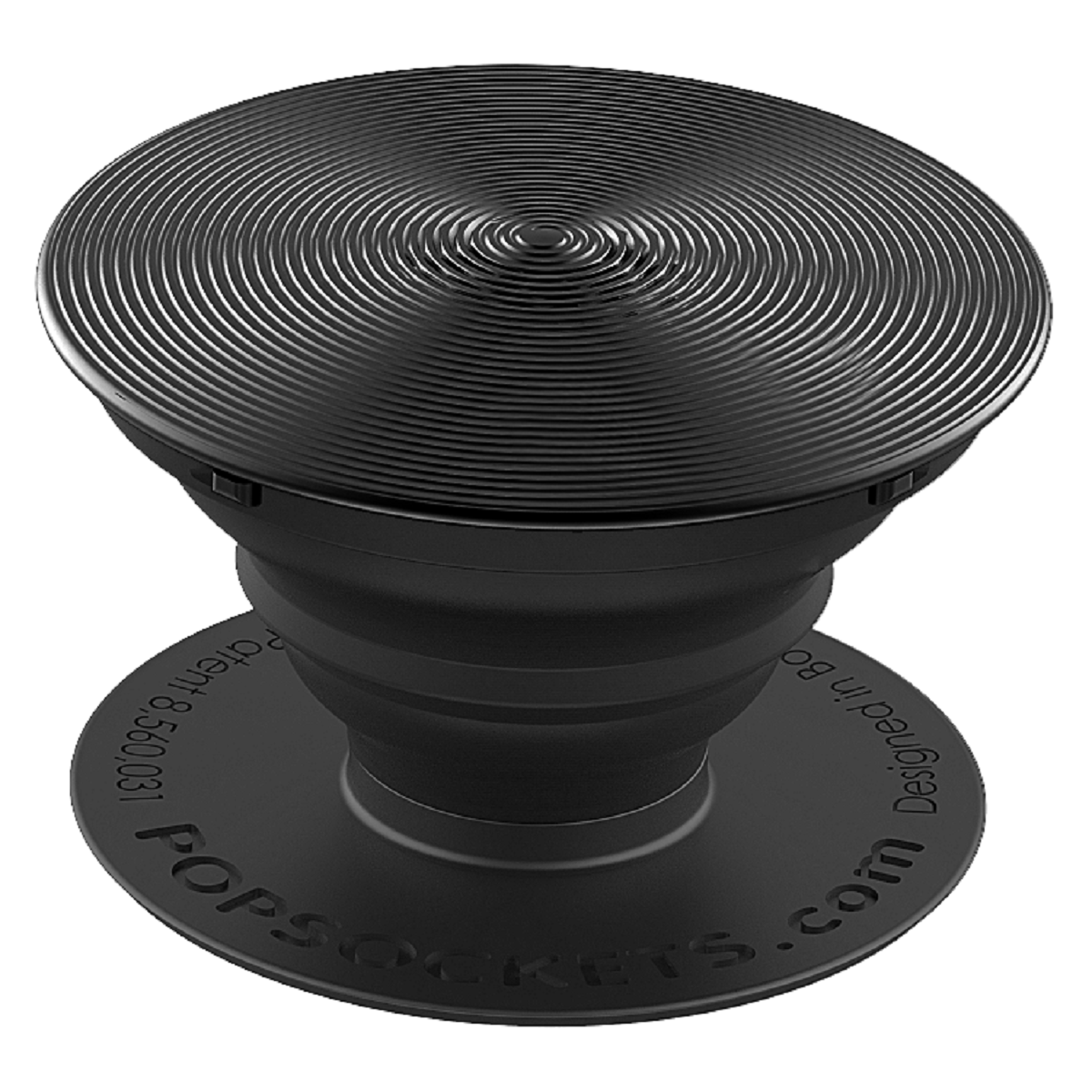 POPSOCKETS Telefon Tutucu Twist Black Aluminum