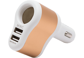 MNC 54921WH Szivargyújtó aljzat 2 x USB, fehér