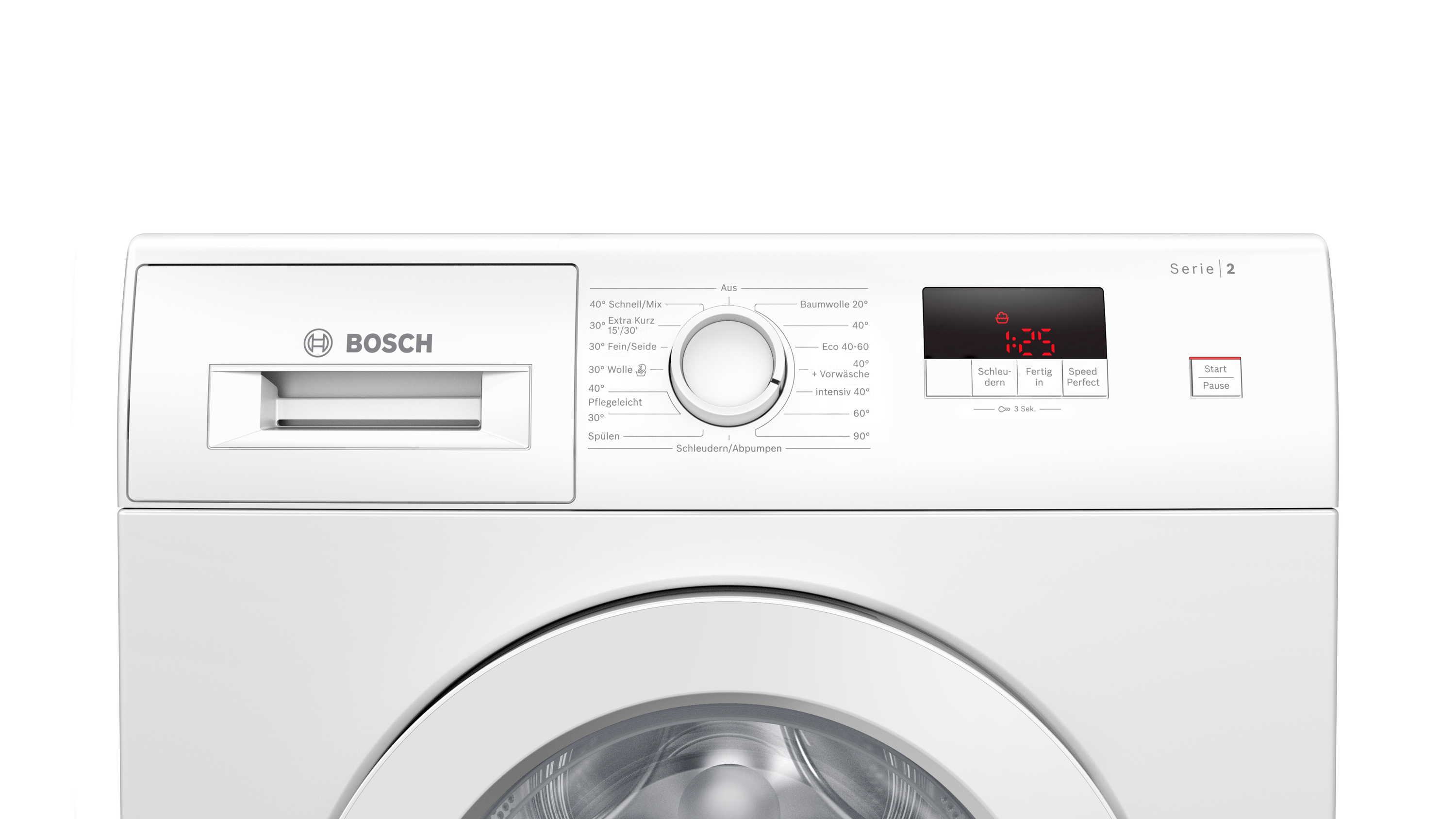 D) BOSCH Waschmaschine 1200 Serie U/Min., WAJ24060 2 (7,0 kg,