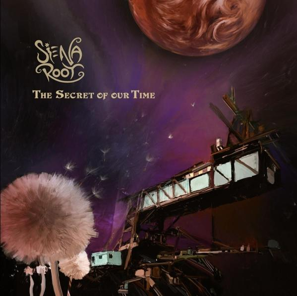 Albumcover: Zwei Planeten. Text: The Secret of Our Time. Eine Struktur unten.