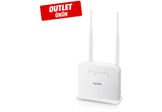 ZYXEL P1302-T10D V3 300Mbps 4 Port 2 x 3 dBi Dahili Anten WPS ADSL2+ Modem/Router Outlet 1158442
