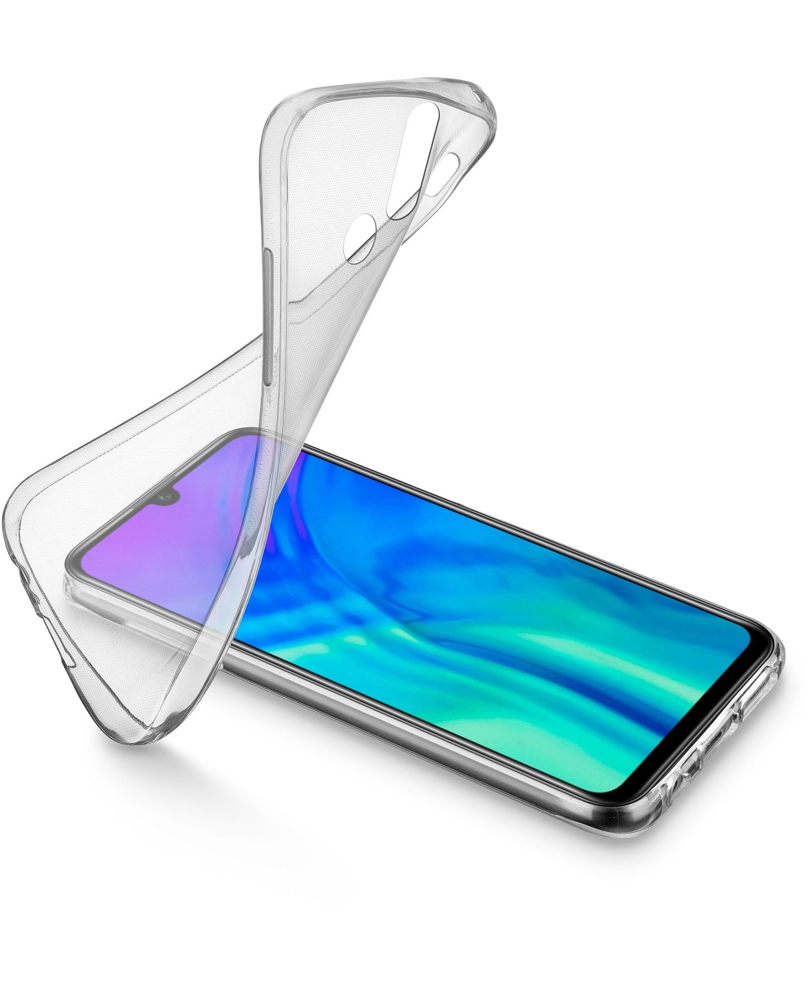 Funda - CellularLine SOFTHONOR20LITET, Para Huawei Honor 20 Lite, Transparente