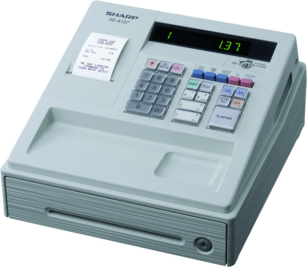 SHARP XE-A137 WH Registrierkasse