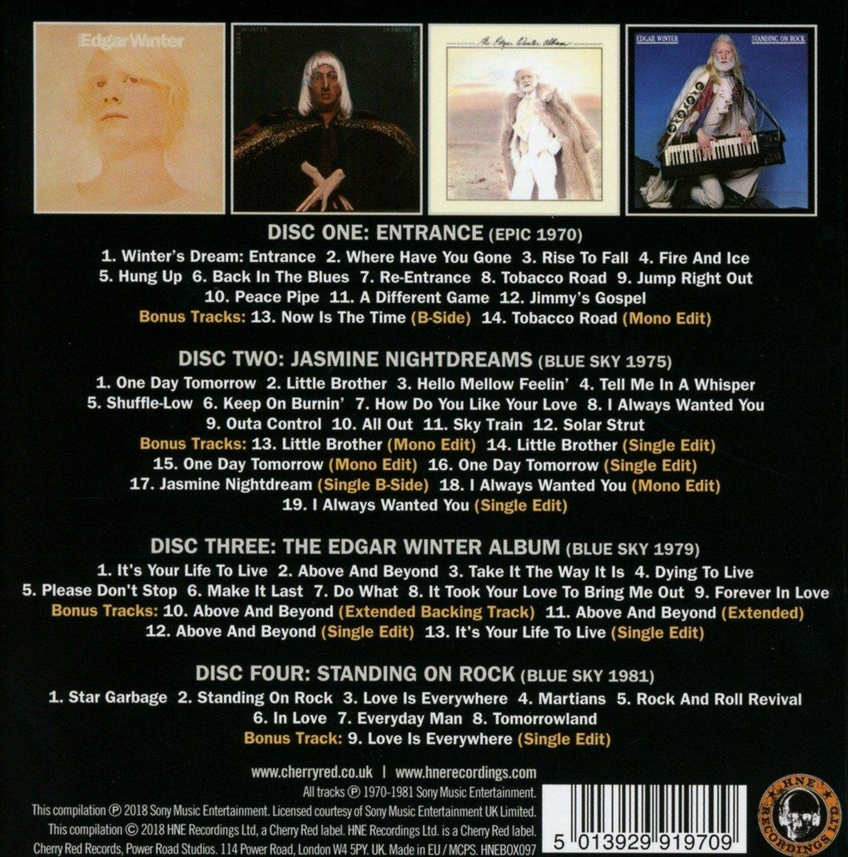 Edgar Winter - Tell Me in A Whisper (Remastered+Expanded 4CD Box)  - (CD)
