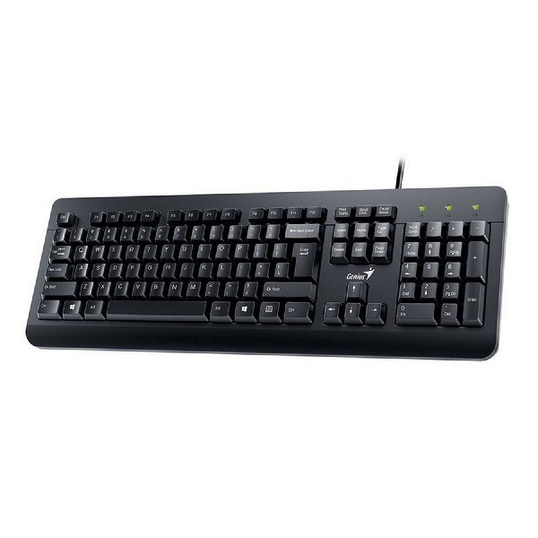 Pack Teclado + Ratón - Genius KM 160, USB, Óptico, 1000 dpi, Negro