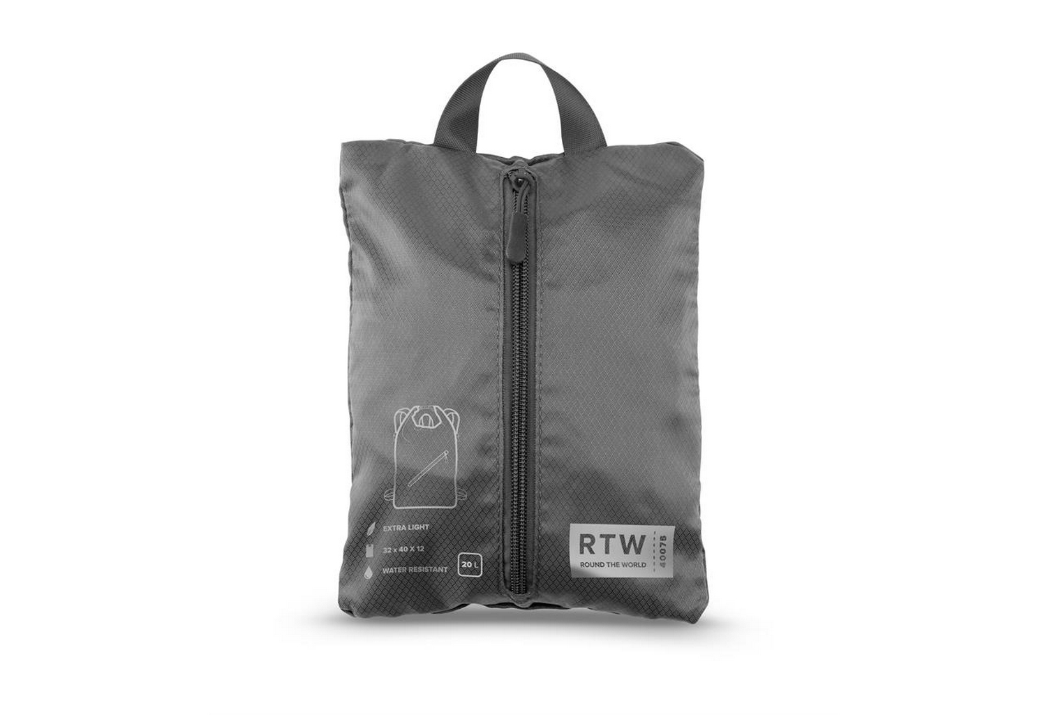 Mochila - CellularLine RTWAGILE20LK, 20 L, Plegable y ligera, Negro