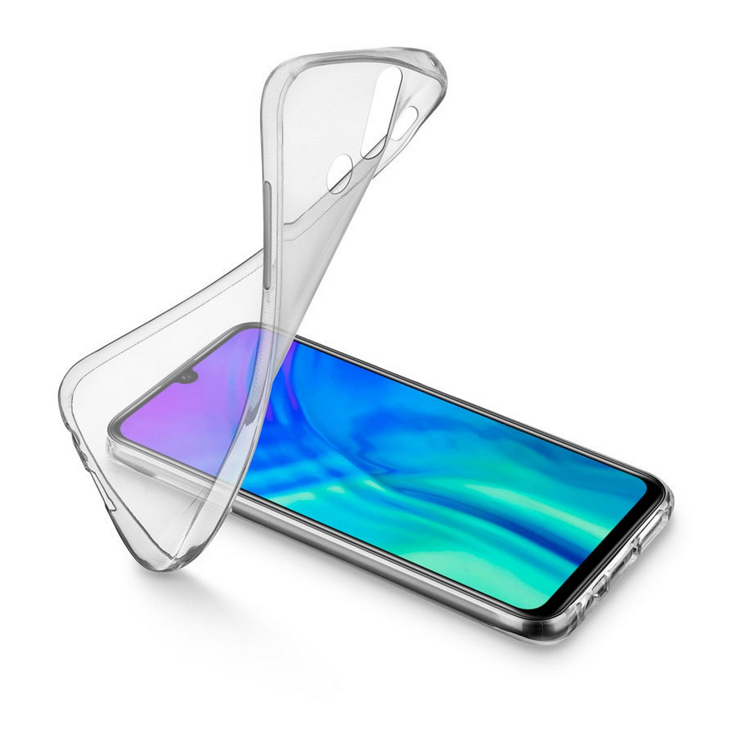 Funda - CellularLine SOFTHONOR20LITET, Para Huawei Honor 20 Lite, Transparente