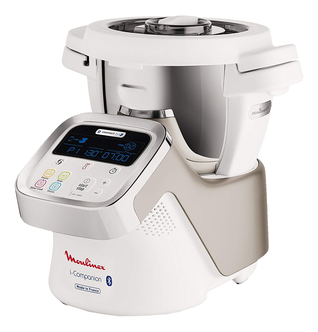 MOULINEX I-Companion - Robot culinaire multi-fonctions (Blanc)