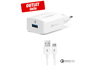 TTEC 2SCQC01C Speedcharger QC 3.0 Universal Seyahat Şarj Cihazı Outlet 1180319