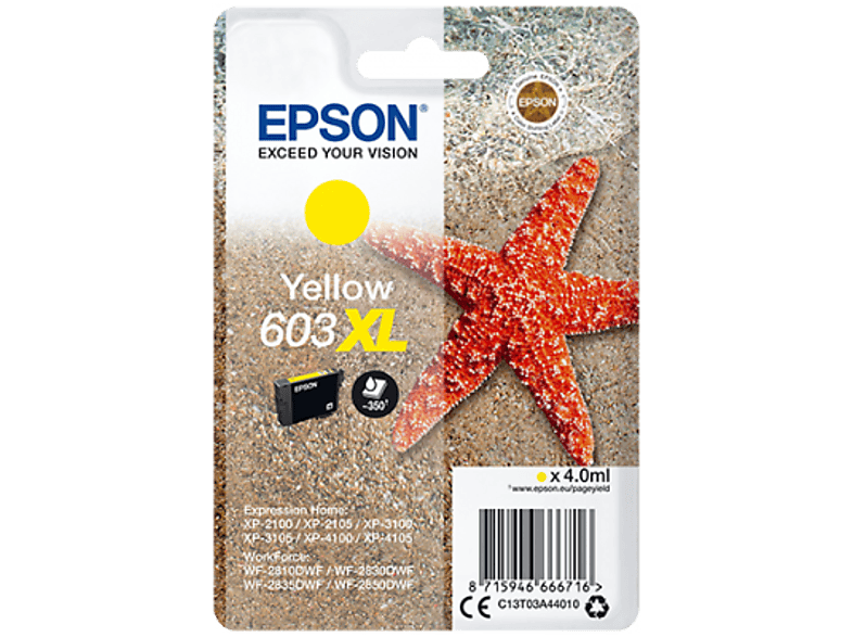 Epson 603XL Geel Inktpatroon
