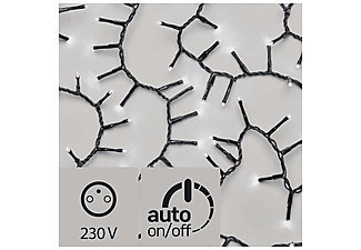 EMOS Karácsonyi fényfüzér - Süni, 4M, IP44, időzítővel, hideg fehér (ZY2182T)