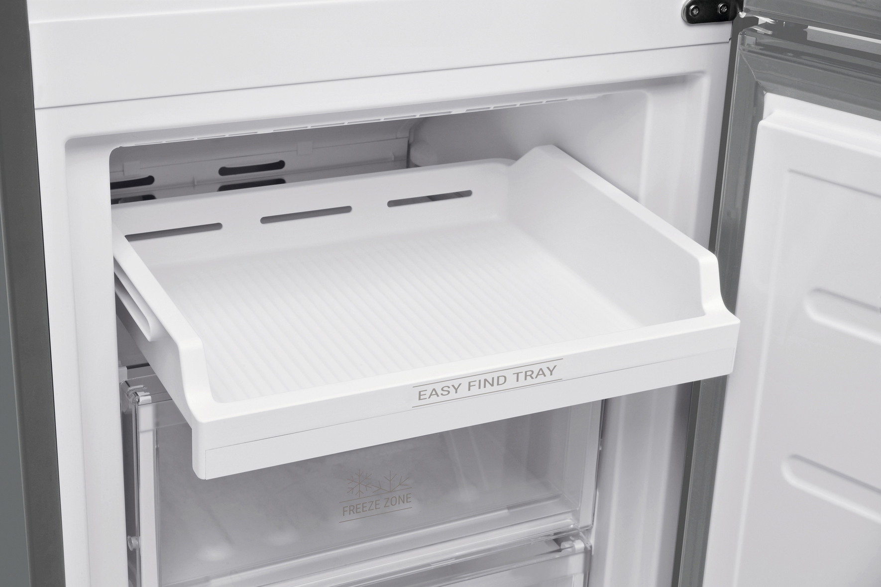 BAUKNECHT KGNF 202 IN
 Kühlgefrierkombination (E, 364 l, 2027 mm hoch, Edelstahl-Optik)