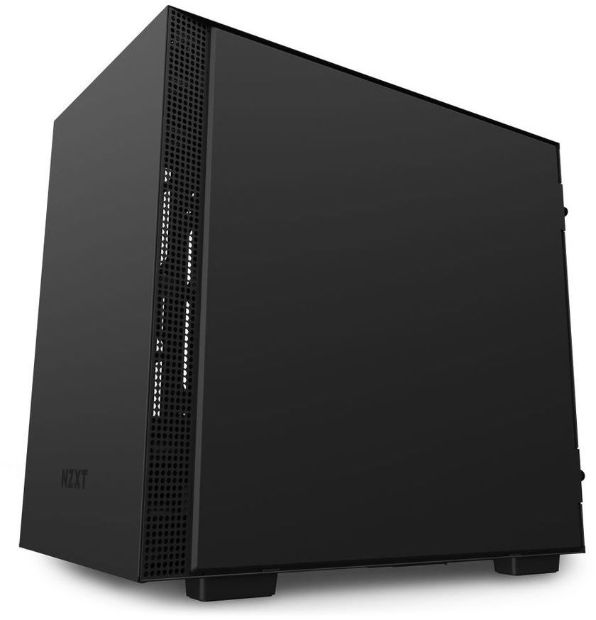 NZXT H210i Mini-ITX PC-Gehäuse, Schwarz/Schwarz