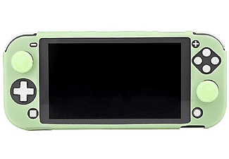 Funda + grips - FR-TEC  Full Body, Para Nintendo Switch Lite, Silicona, Brilla en la oscuridad, Verde