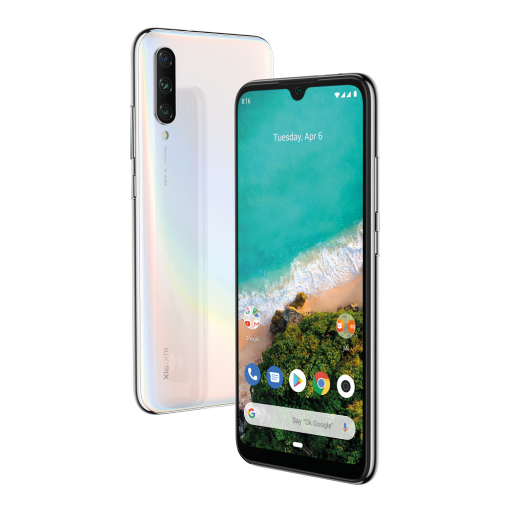 Móvil - Xiaomi Mi A3, Blanco, 128 GB, 4 GB RAM, 6.09" HD+, Snapdragon 665, 4030 mAh, Android