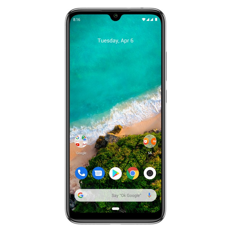 Móvil - Xiaomi Mi A3, Blanco, 128 GB, 4 GB RAM, 6.09" HD+, Snapdragon 665, 4030 mAh, Android