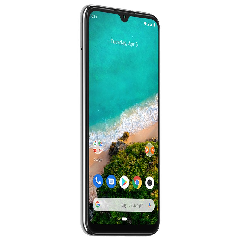 Móvil - Xiaomi Mi A3, Blanco, 128 GB, 4 GB RAM, 6.09" HD+, Snapdragon 665, 4030 mAh, Android