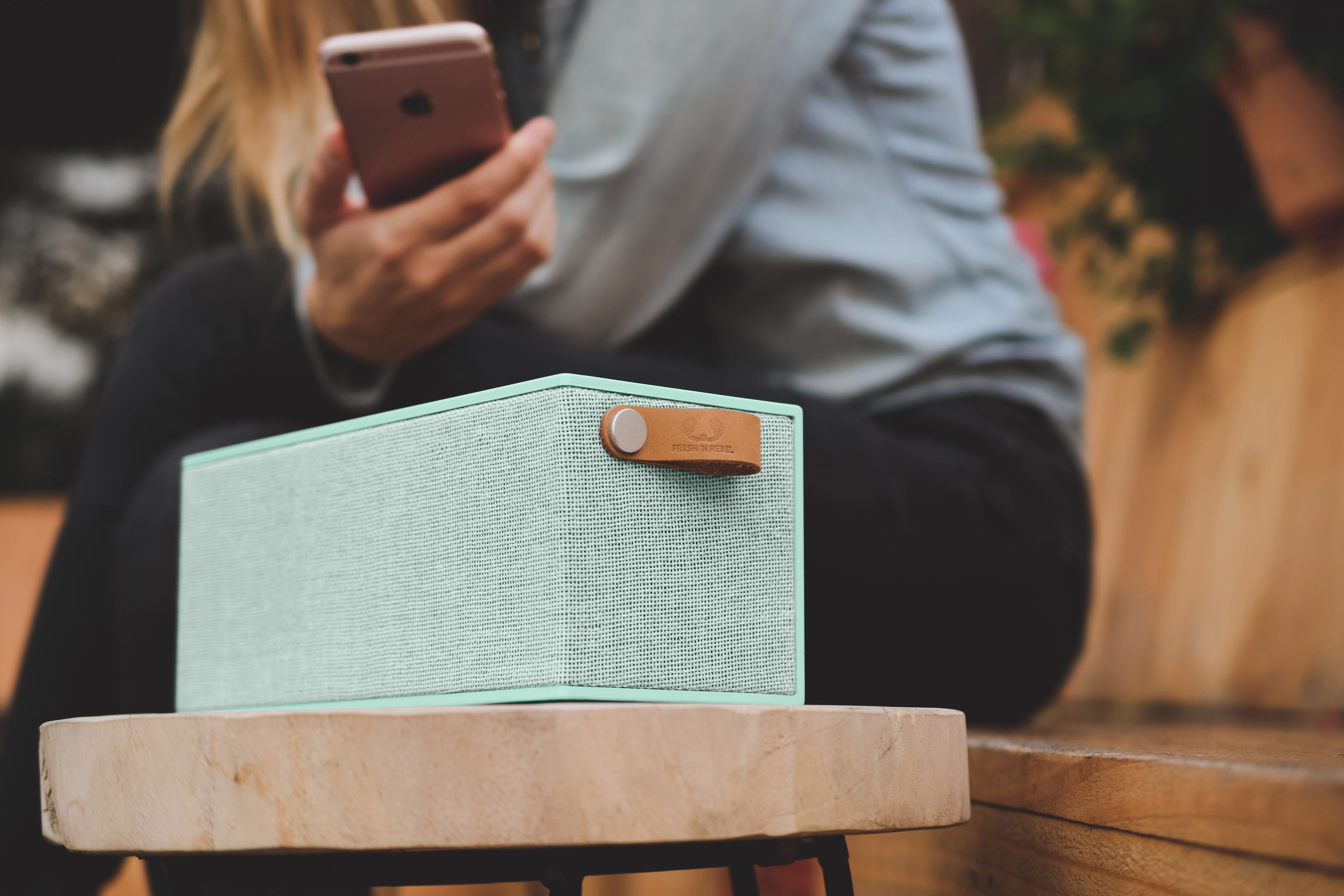 FRESH ‘N REBEL Rockbox Brick XL Bluetooth Lautsprecher, Peppermint