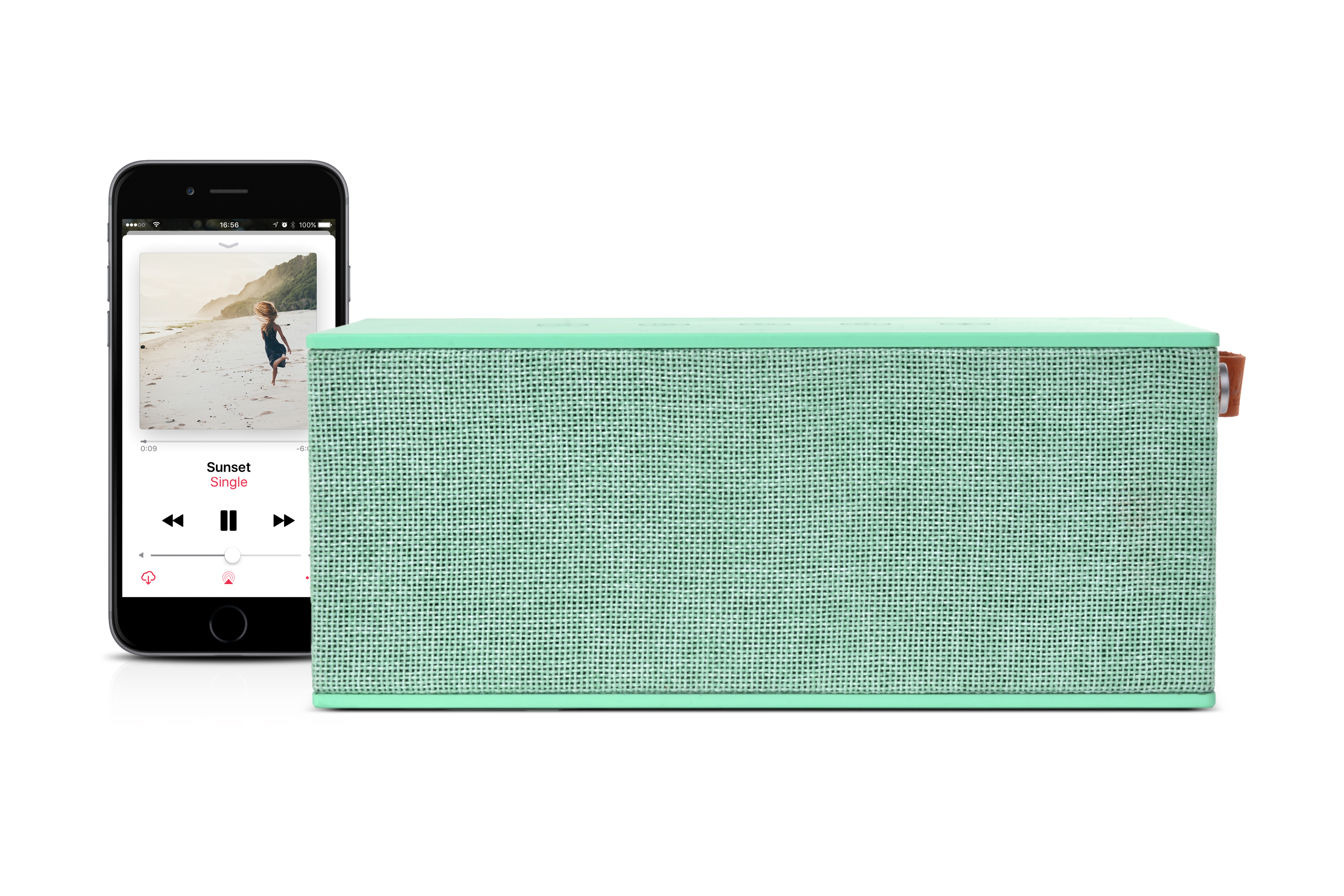 FRESH ‘N REBEL Rockbox Brick XL Bluetooth Lautsprecher, Peppermint