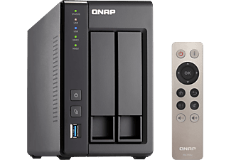 QNAP TS-251+-2G - NAS (HDD, 2 GB, Noir)