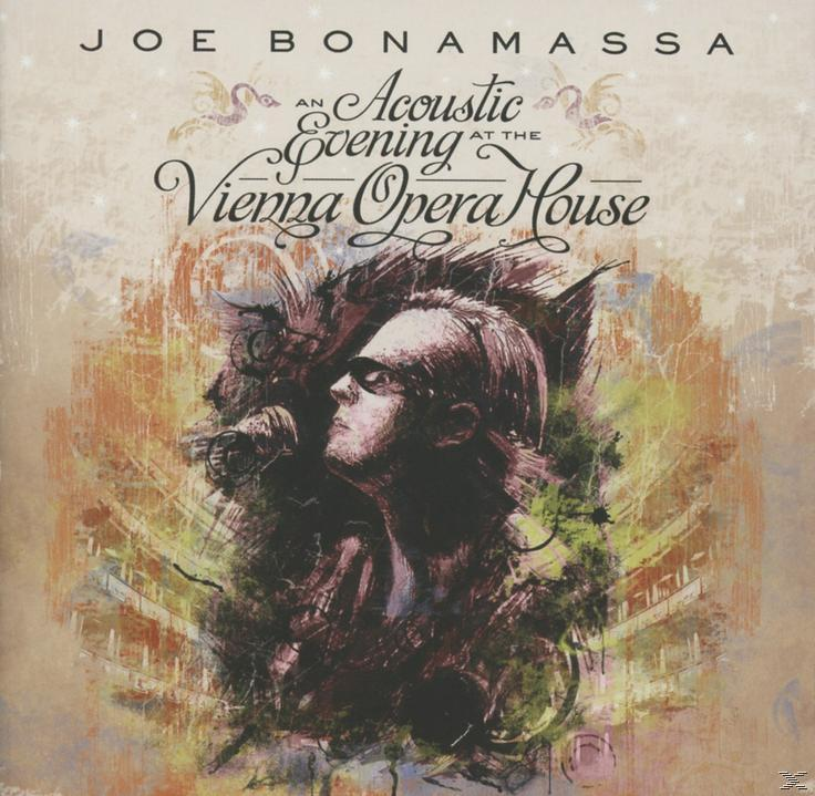 Album borító Joe Bonamassával. Cím: Egy akusztikus este a bécsi Operaházban.