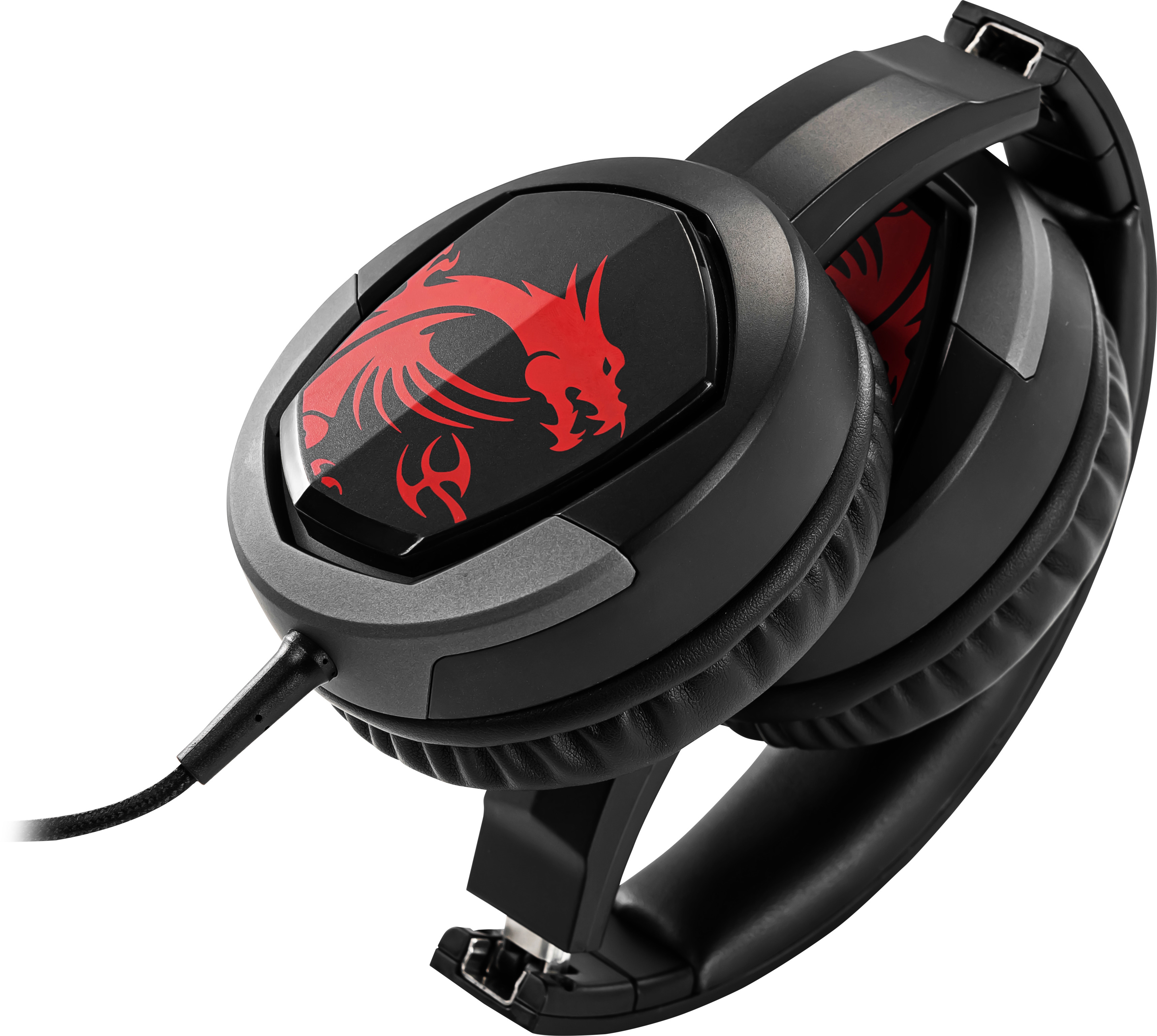MSI Gaming Schwarz/ Rot Over-ear GH30, Headset