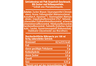 SODASTREAM Getränkesirup Pink-Grapefruit-Geschmack, 375 ml