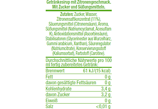 SODASTREAM Getränkesirup Zitrone-naturtrüb-Geschmack, 375 ml