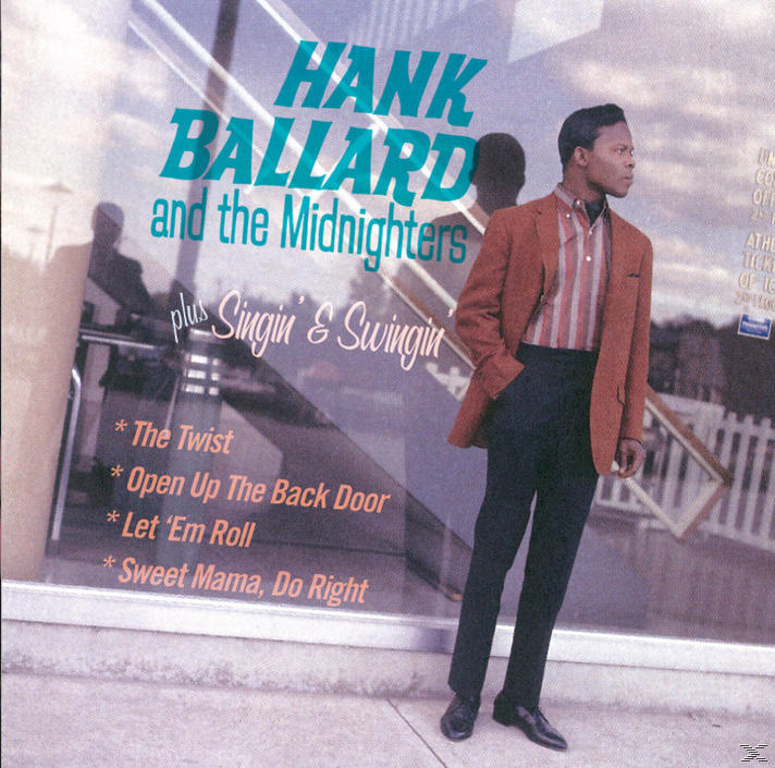 Album borító: Hank Ballard piros kabátban, egy épület mellett áll, az album címe látható.