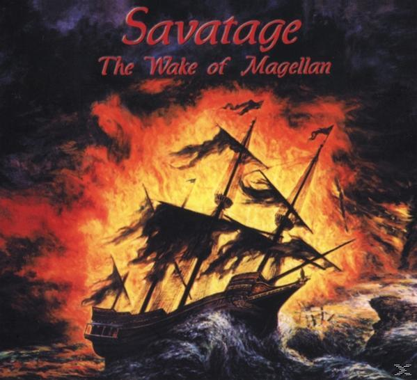 Album borító égő hajóval és szöveggel.