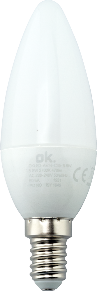 ISY Ledlamp Warm wit E14 (OKLED-AE14-C35-5.8W)