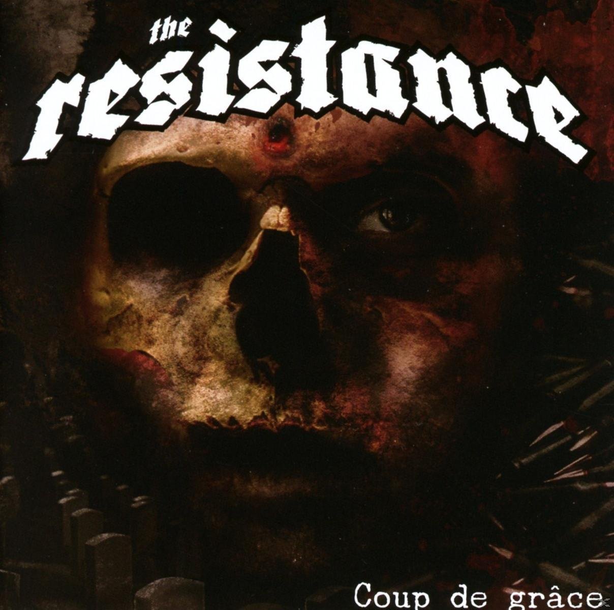 Albumcover: Schädel mit Text 'the resistance'. Dunkle, unheilvolle Stimmung.