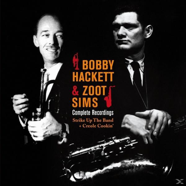 Album borító. Két férfi öltönyben, az egyik trombitával, a másik szaxofonnal. Szöveg: Bobby Hackett & Zoot Sims.