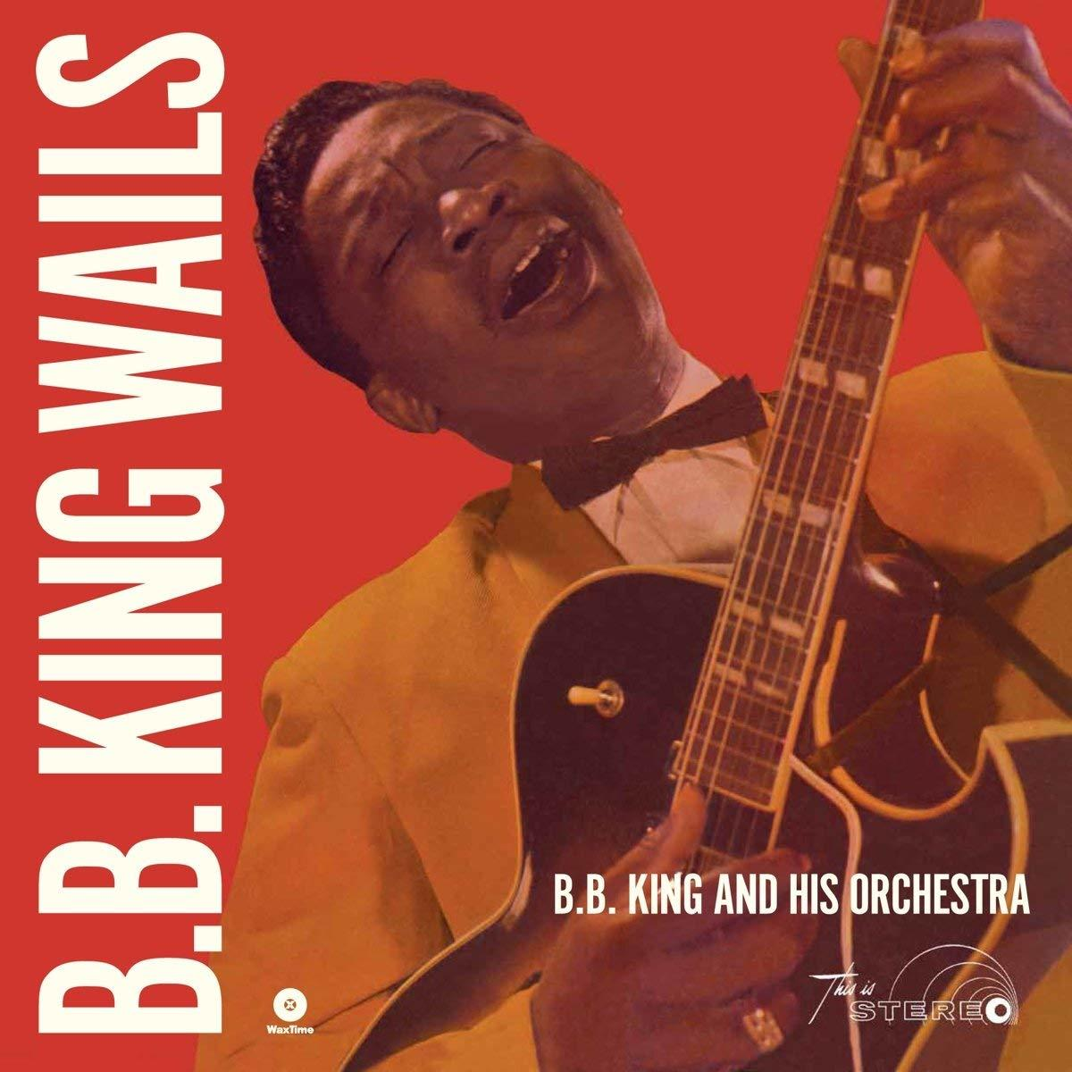 Album borítója: BB King gitározik, nyitott szájjal énekel. Az album címe balra.